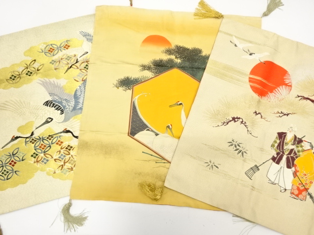 アンティーク　袱紗3枚セット